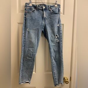 GAP Classic Blue Distressed Women's Universal Leggings 8/29R